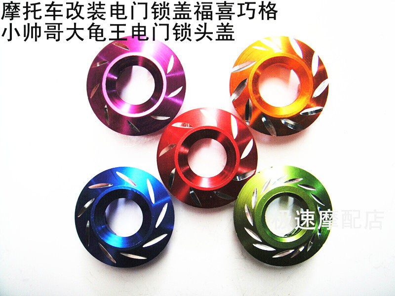 Locomotive retrofit electronic door lock cover electric car electric bottle car Fuxi Xiaoshuai Giant Tortoise King Electronic Door Lock Head Cover