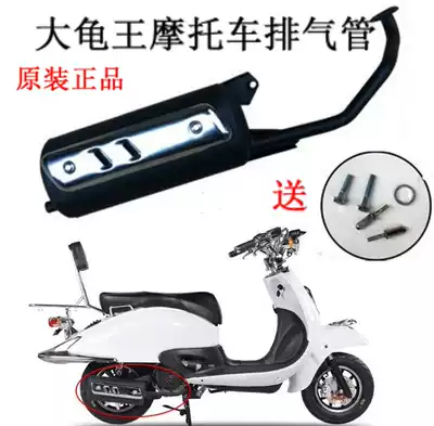 Big Turtle King Locomotive Parts Big Turtle King Exhaust Pipe Big Turtle King 125 Scooter Exhaust Pipe Original Quality