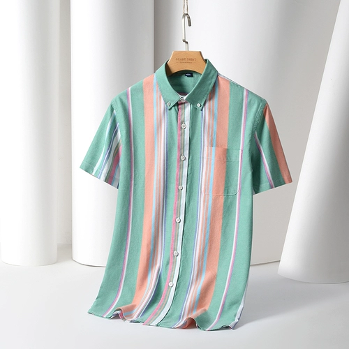 Хлопковая тонкая рубашка для отдыха