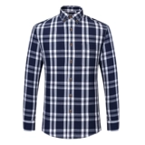 Демисезонный хлопковый лонгслив, ретро тонкая рубашка для отдыха