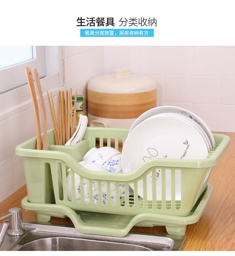 Creative kitchen put rack shelf rack drop the receive plastic tableware chopsticks shelf receive a case on the cupboard