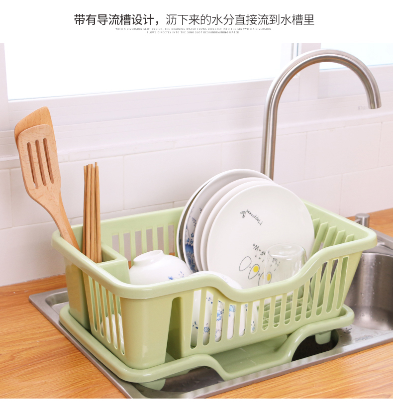 Creative kitchen put rack shelf rack drop the receive plastic tableware chopsticks shelf receive a case on the cupboard