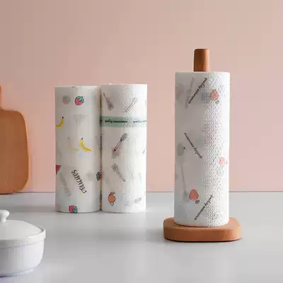 Lazy rag kitchen wet and dry use disposable cleaning non-woven cloth washable oil-absorbing paper wipe tablecloth dishcloth