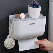 Creative toilet paper box toilet paper Toilet Paper Shelve for home Perforated Toilet Waterproof Pumping Paper Cylinder