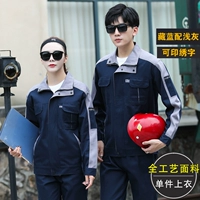 Тибетский синий со светло -серым топом