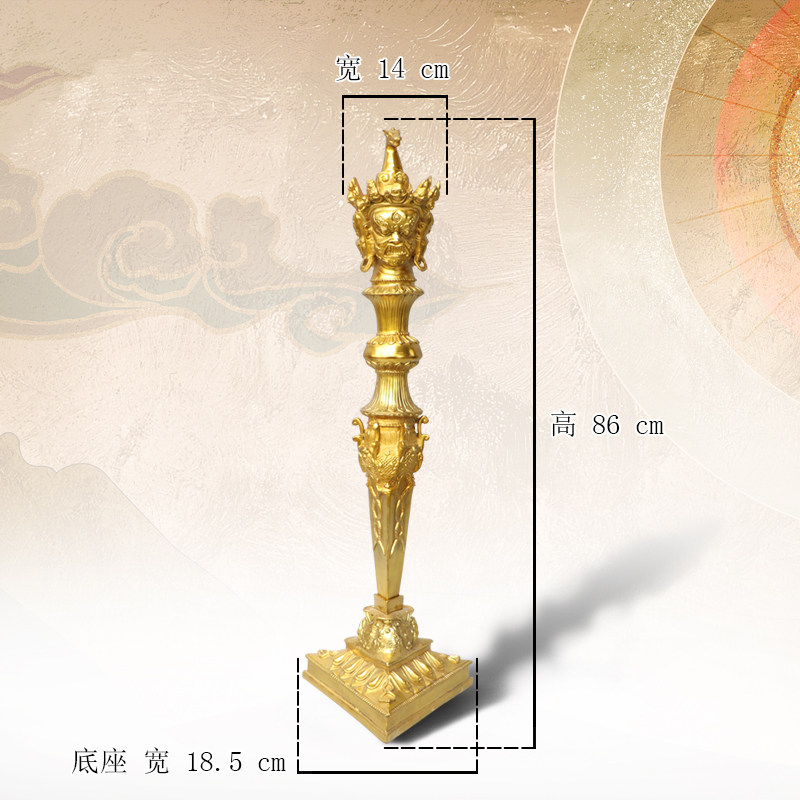 純銅金剛杵法器中式風格國風擺件密宗藏傳佛教降魔杵馬頭明王普巴金剛橛