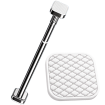 No punching strong support retractable pole no nails one retractable stainless steel support pole adjustable