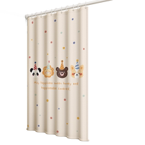 Cabinet kitchen cover curtain door curtain sundry cabinet block curtain curtain shoe rack wardrobe dust curtain free punch curtain