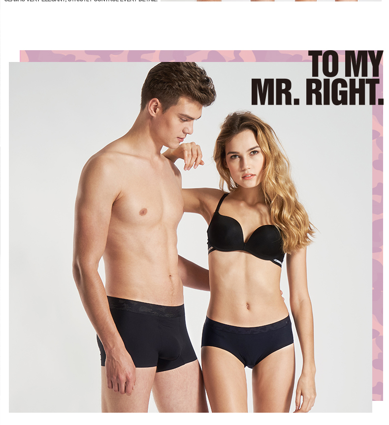 Caber / Cabali quần lót nam băng lụa thời trang nữ gợi cảm tam giác boxer mid-eo eo thời trang đồ lót