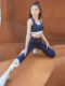 Professional High-End Yoga Clothes for Women, Petite Size 150, Fitness Sports Suit, High-End Feel, Summer Quick-Drying, Butt-Lifting, High-Waisted