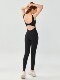 Pilates Training Suit, One-Piece Aerial Yoga Suit, One-Piece Fitness Suit, Jumpsuit, Sports Suit with Chest Pad, Backless for Women