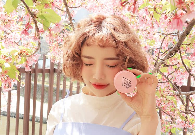 Spot Korea Chính hãng 3ce New Air Cushion Blush Moisturising Juice Moisturising Màu nude trang điểm Sửa chữa rouge phấn má hồng mac