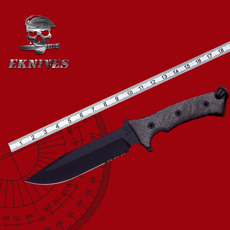 Chris Reeve Usa Chris Reeve 6inch Pacific Magnacut Half-Cut Micarta Tactical Straight Knife Chris Reeve Usa Chris Reeve 6inch Pacific Magnacut Half-Cut Micarta Tactical Straight Knife