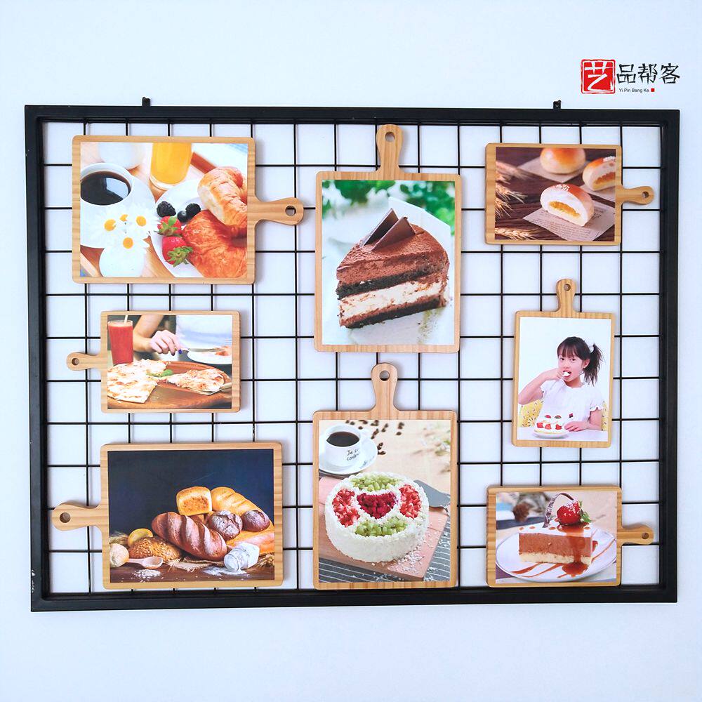 Art Pint Helper Baking Soft-mounted Egg Pastry Shop Baking Shop Wall Decoration Chopping Board Background Wall Hung Painting Newspaper
