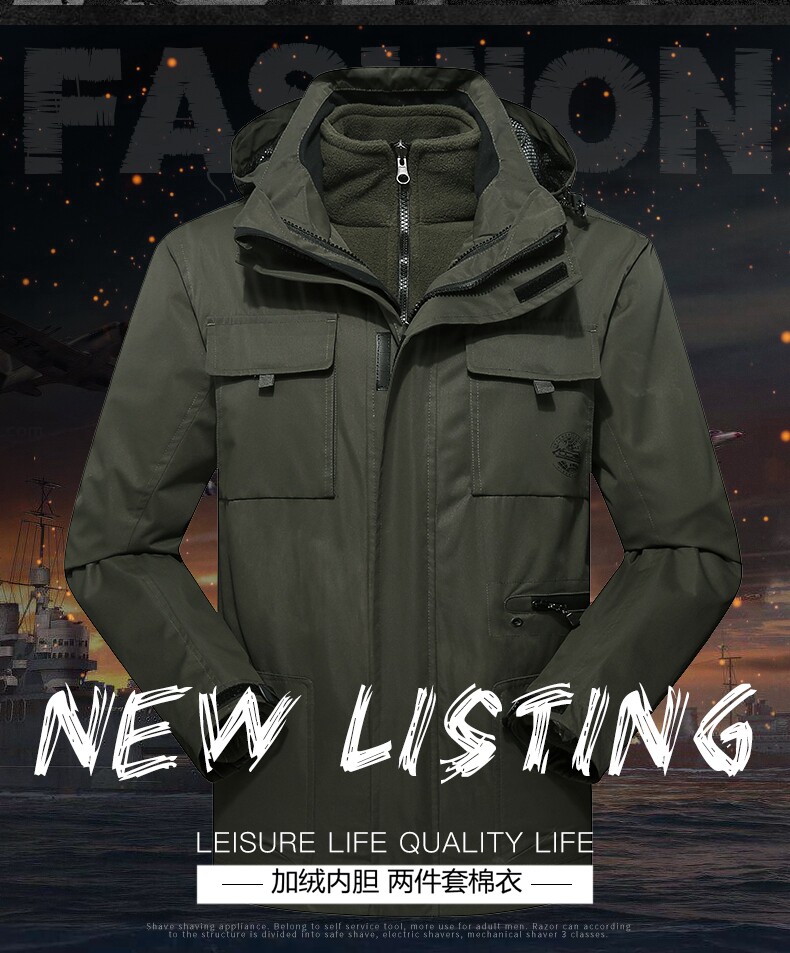 Blouson chaud pour homme NIANJEEP    - Ref 3112289 Image 8