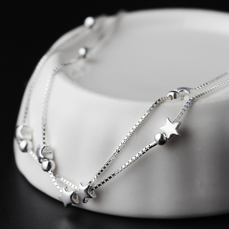 Chaine de cheville Femme en Argenterie - Ref 3101491 Image 3