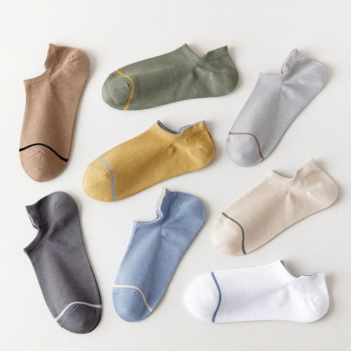 Tide, мужские хлопковые летние тонкие дышащие дезодорированные спортивные трендовые носки, впитывают пот и запах