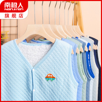 Baby Marchal Autumn and Winter Warm Baby Pure Cotton Vest Children Camper Boy Girls Horse Clothes Wear Costumes Winter