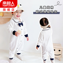 Newborn baby uniform clothes fall winter girl clothes crawling out of the hackjacket male supermei cotton suit
