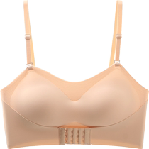 Front buckle strapless invisible underwear for women with large breasts push-up non-slip no wire bra seamless tube top to prevent exposure