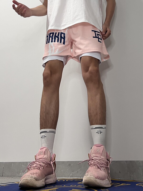 American-Style Basketball Shorts, Trendy Brand, Knee-Length, Loose, Casual, Trendy Quarter-Length Shorts for Men, Breathable, Quick-Drying, Training Shorts