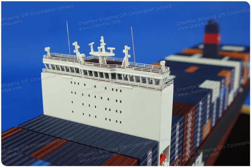 Корабль 包邮61cm混色apl美国总统轮船合金集装箱船模型|彷真模型高端礼品 Chamfoo