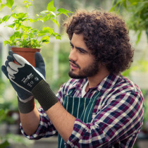 Japanese gardening protective gloves garden planting flower stab-resistant grab Earth gloves wear-resistant waterproof non-slip anti-tie labor protection gloves