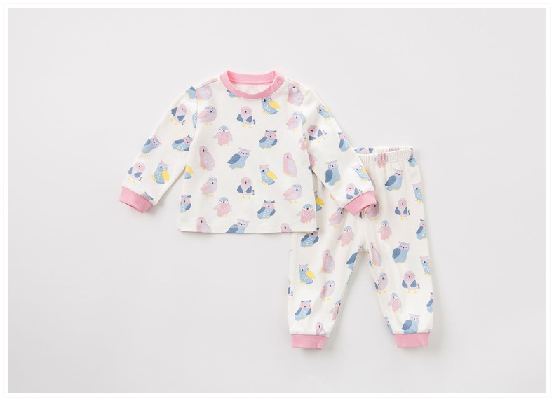 Nhà máy David Bella Mùa thu trực tiếp Mùa đông Đàn ông và Phụ nữ Trẻ em Mặc Cotton Hoạt hình In Động vật - Quần áo lót quần áo cho bé gái