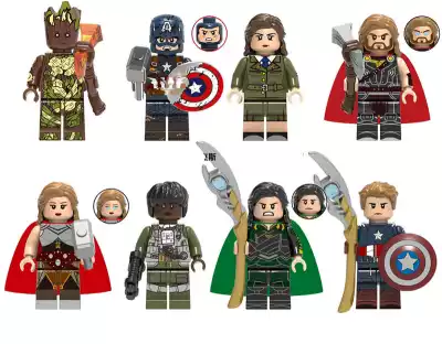 Xinhong Superhero Avengers Alliance Building Block minifigure assembly doll X0273 X1386-X1393