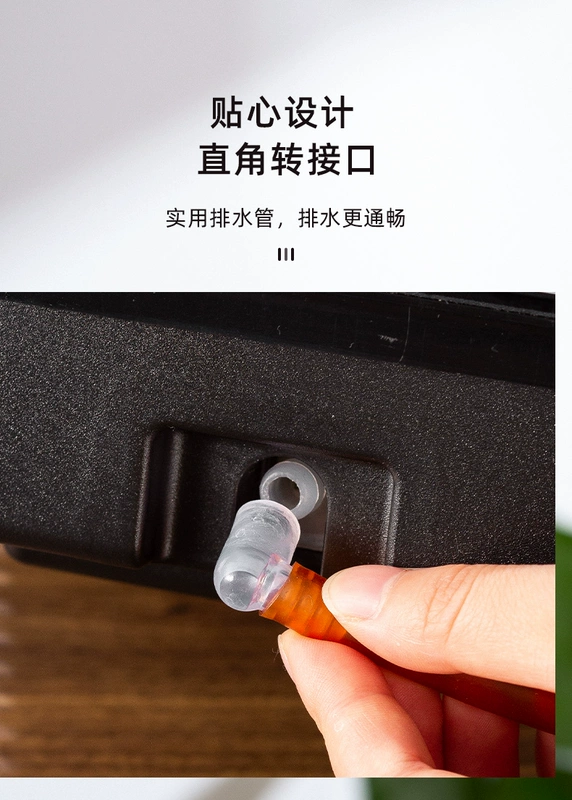 Khay Trà Ống Thoát Nước Có Thấm Bóng Bàn Trà Kẹp Tay Ống Hút Hiện Vật Silicone Trà Vòi Trà Lễ Trà bộ Phụ Kiện