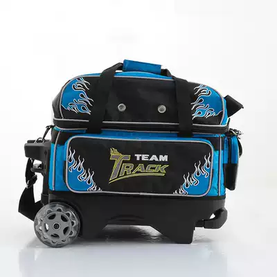 2021 summer new TEAM brand professional bowling Rod double ball bag domineering big wheel plus mute