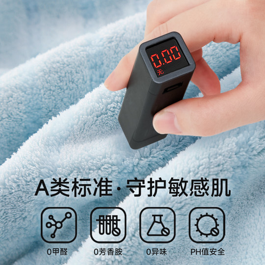 Nuanyou Children's Bathrobe for Boys, Wearable Cape, Class A, Non-Cotton, Absorbent, for Swimming, Autumn and Winter Bathing