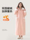 Nuanyou bathrobe for men and women, autumn and winter non-pure cotton, absorbent, quick-drying, long, thick, adult bathing bathrobe, pajamas 2025