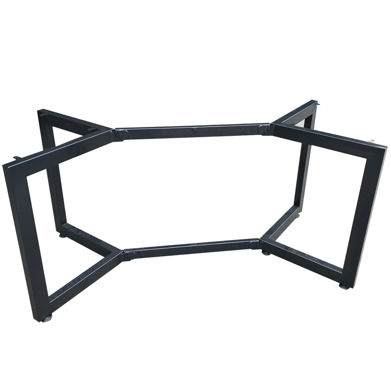 Custom Wrought iron paint table legs Metal table legs Dining table