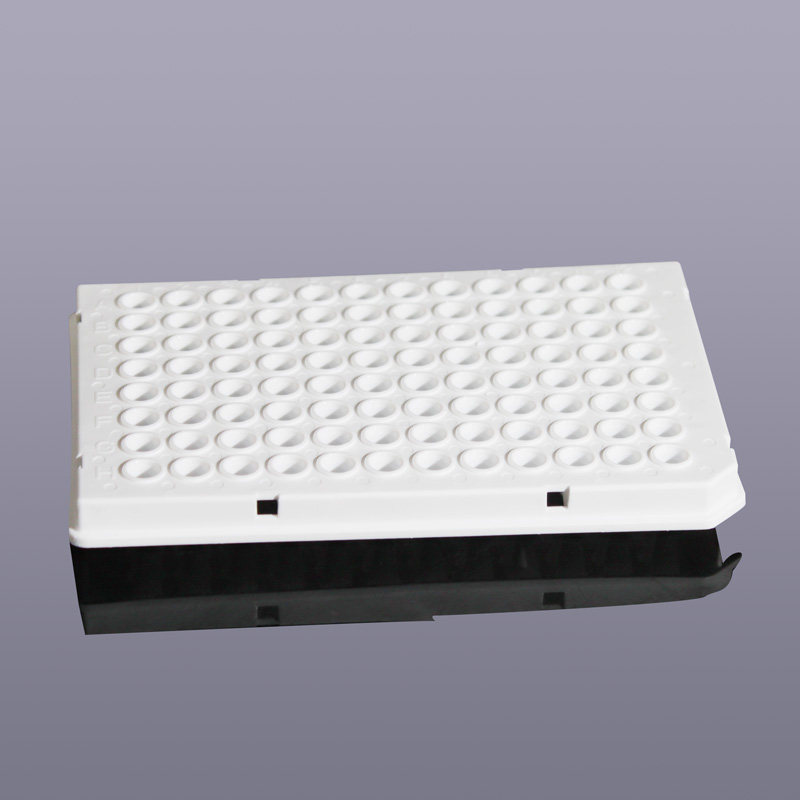 甑选LABSELECT PP-96-HS-LC480-W 0.1ml 96孔半裙边 PCR 板，白色 （适配Roche Light Cycler 480）
