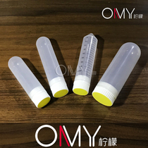 Plastic 10 15 30 50 100ml inner screw cap centrifugal tube screw hole round bottom sample tube tip bottom inner screw EP tube