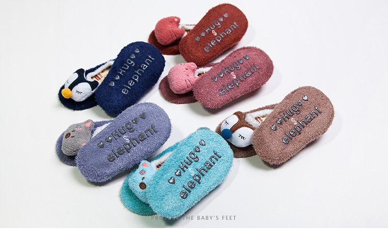 Vớ trẻ em mùa thu và mùa đông cotton sơ sinh cho bé sơ sinh vớ bé trai và bé gái vớ cotton dễ thương 0-3-5 tuổi vớ xinh cho bé gái