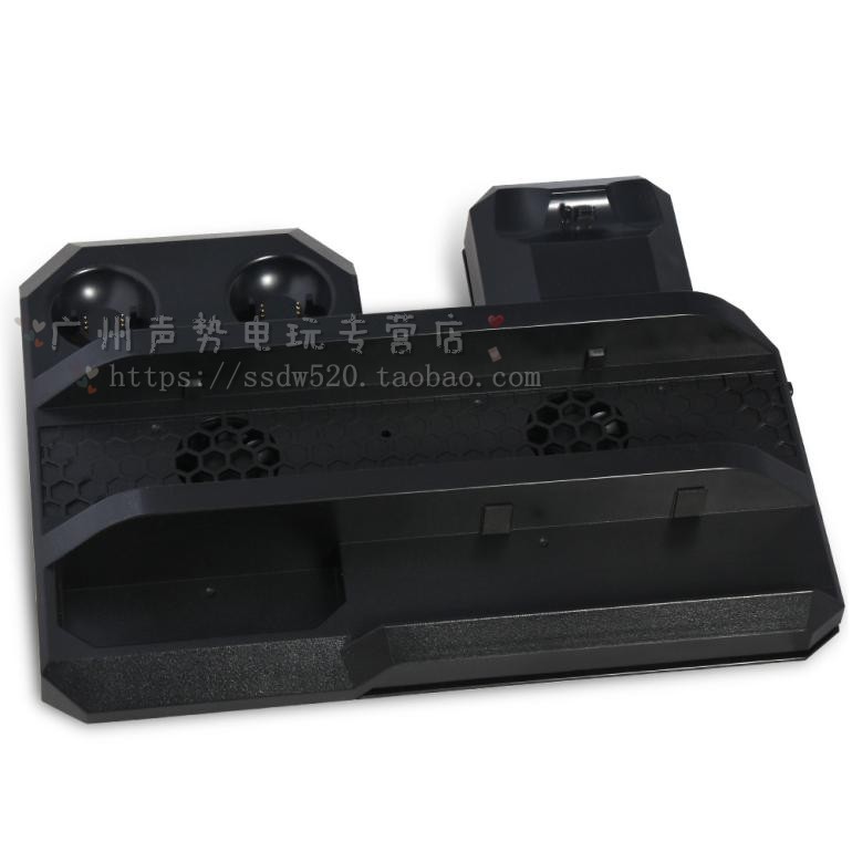 DOBE gốc PSVR PS4 pro slim host cơ sở làm mát vr mũ bảo hiểm xử lý chỗ ngồi khung sạc - PS kết hợp dây sạc baseus