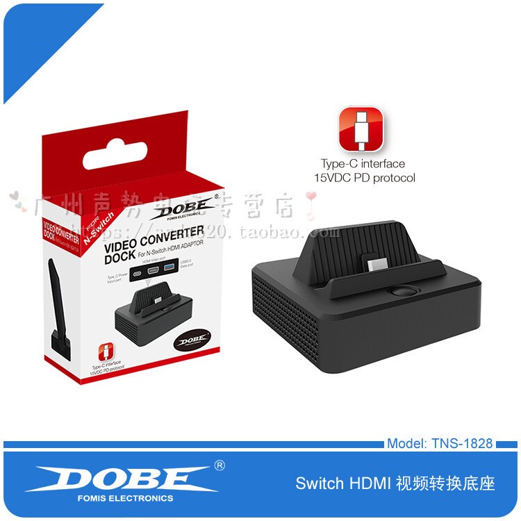 Dobe Original Switch Ns Dock HDMI Video Converter Charging Oled Portable Dock with Motherboard
