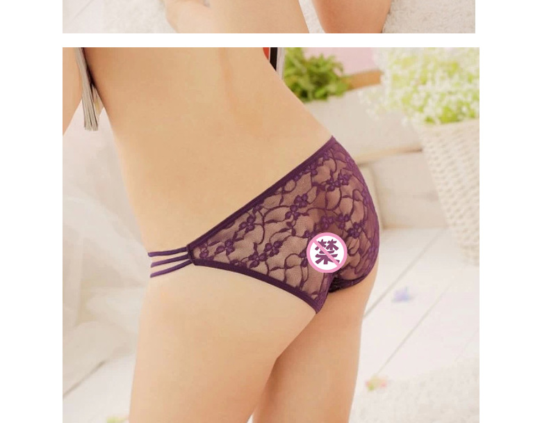 Quần áo gợi cảm của phụ nữ dây đeo ren Quần lót gợi cảm eo thấp trong suốt dễ thương tóm tắt đầy đủ nóng quần lót nam sexy