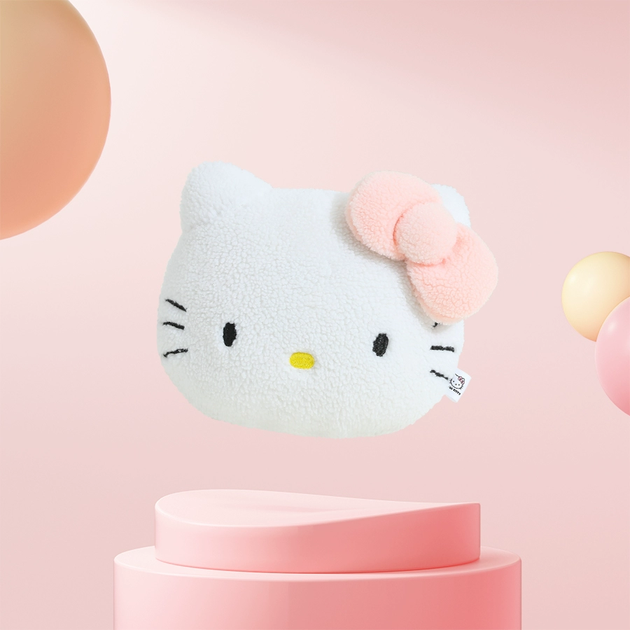 Bộ sưu tập phụ kiện ô tô HelloKitty Hello Kitty hoạt hình thực tế dễ thương trang trí nội thất ô tô Bộ trang trí ô tô gối đầu xe ô tô 