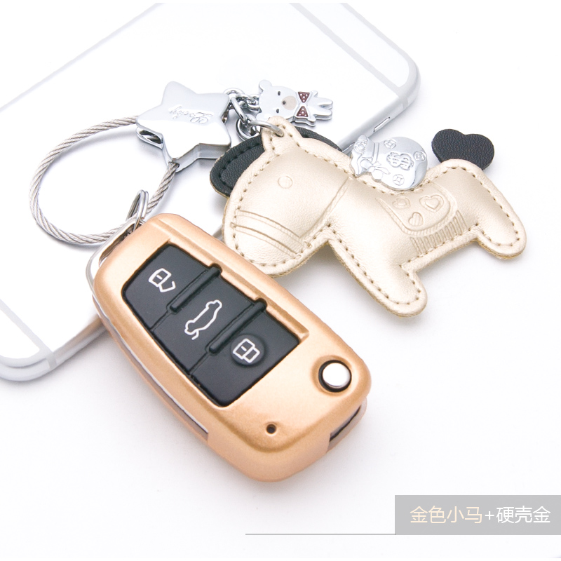 Thích hợp cho bộ chìa khóa Audi Trang trí quý 3 Nội thất A3 Gói A1 sửa đổi S3 Vỏ Q2L TT khóa Q7 cung cấp xe nữ - Ô tô nội thất Accesseries đồ chơi trang trí xe hơi