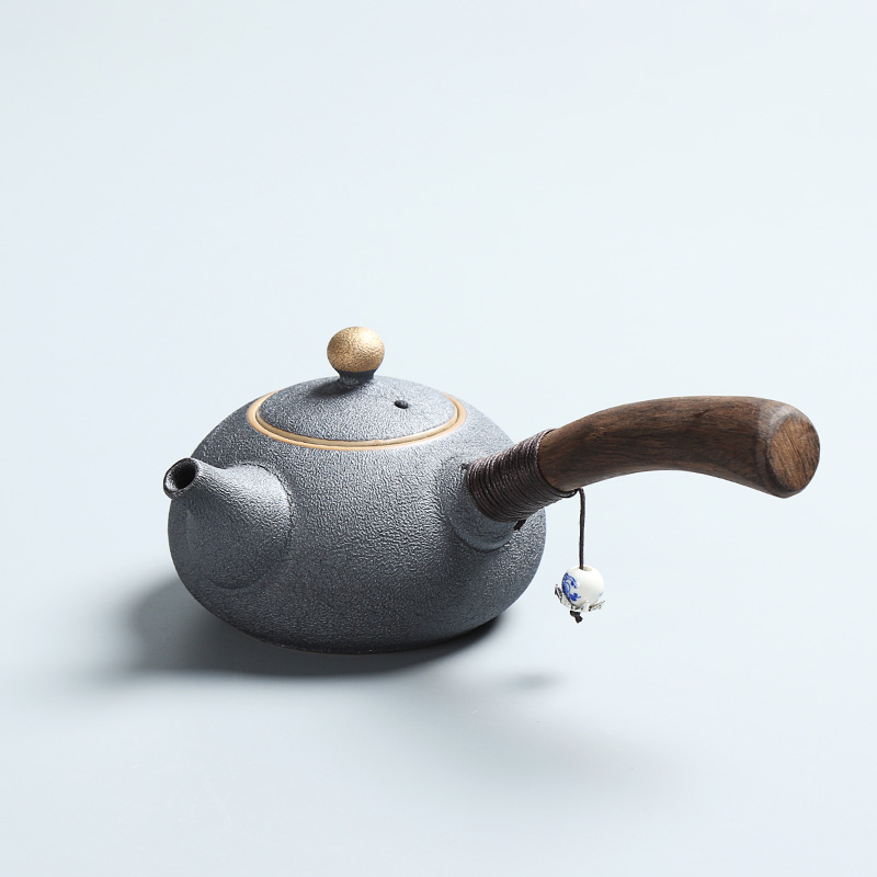 The Side as the of your up kung fu tea set ceramic teapot single pot of ebony handle Side filtration pot of the pot of single pot