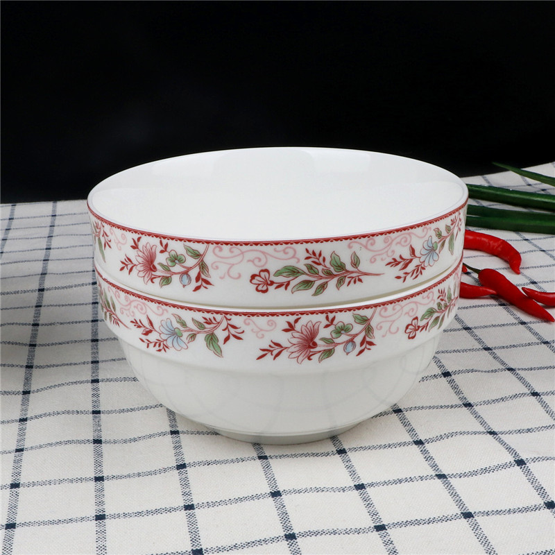 To Both the people 's livelihood industry 11039 romantic flower rattan edge bowl bowl rainbow such as bowl soup bowl 4.5 "5" 6 inch bowl of porridge