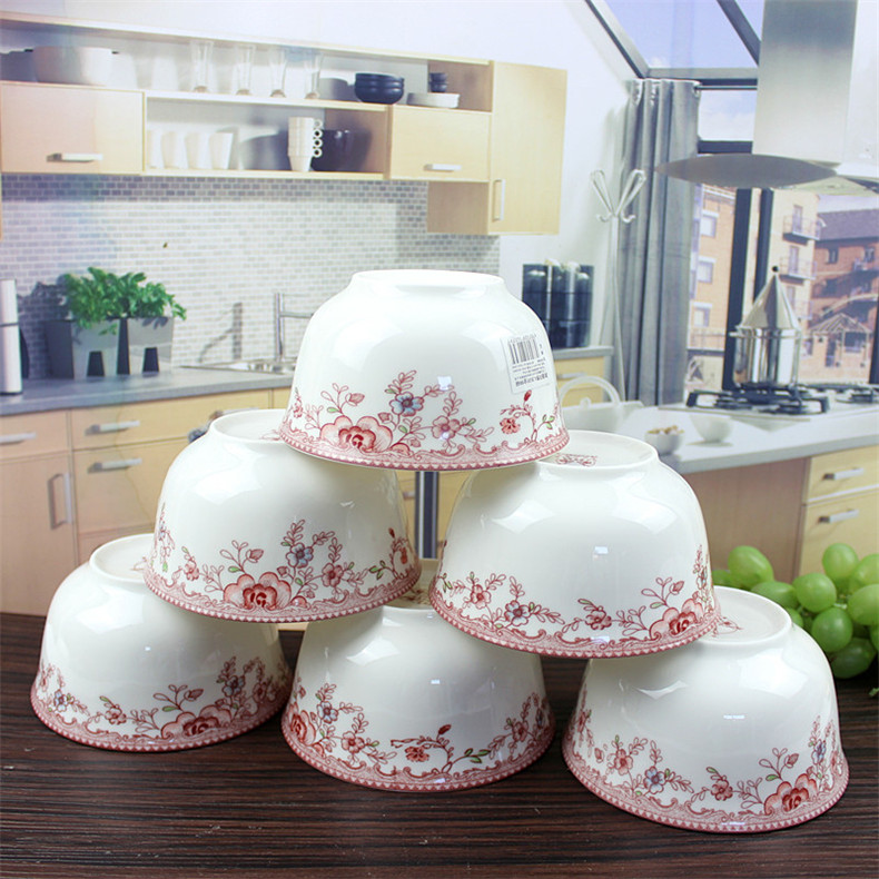 Both the people 's livelihood industry romantic amorous feelings 4.5 "admiralty small bowl bowl bowl ceramic bowl to ultimately responds soup bowl of porridge bowl bowls