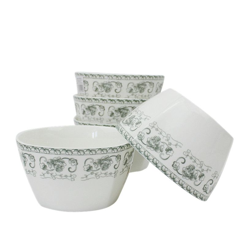 Both the people 's livelihood industry cixin qiu - yun corners of 4.5 inch square small bowl of rice bowl bowl bowl of soup bowl to ultimately responds gruel bowl of microwave oven