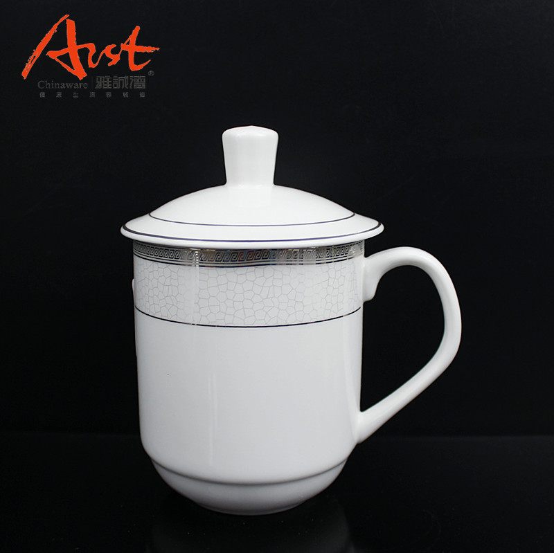 Arst/ya cheng DE galaxy cup Jin Bianyin ceramic cups, glass cup administrative cupssome porcelain cup