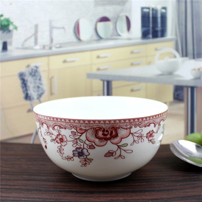 Both the people 's livelihood industry romantic amorous feelings rainbow such as bowl five inch ceramic bowl bowl to ultimately responds soup bowl of the big bowl - 8 inches porcelain bowl