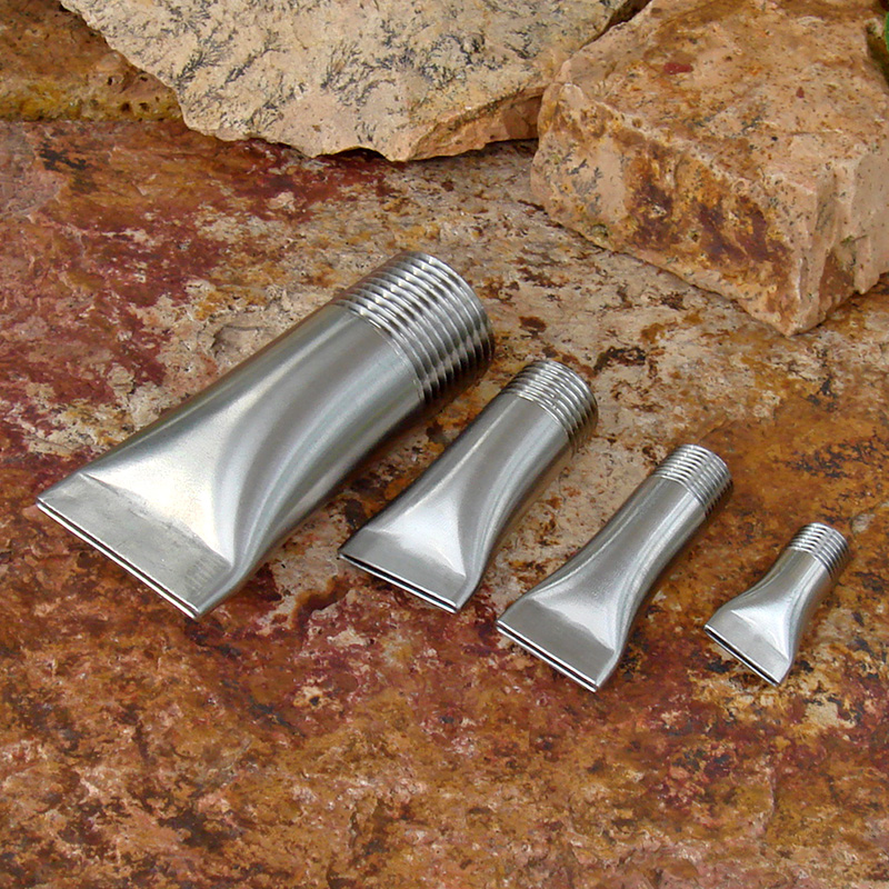 304 stainless steel duckbill blow blow-dry cleaning flat spraying slit type surface treatment spray blow shower nozzle