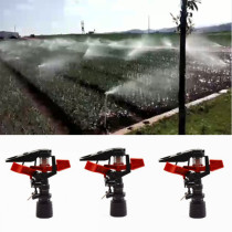 6-point plastic adjustable rocker nozzle lawn humidification irrigation 360-degree automatic rotation garden agriculture automatic watering
